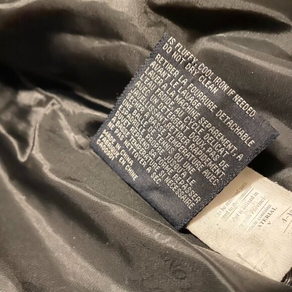 London Fog Womens Size XS Long Puffer Jacket Coat Flaws - Picture 13 of 16